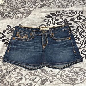 Big Star Dark Blue Jean Shorts